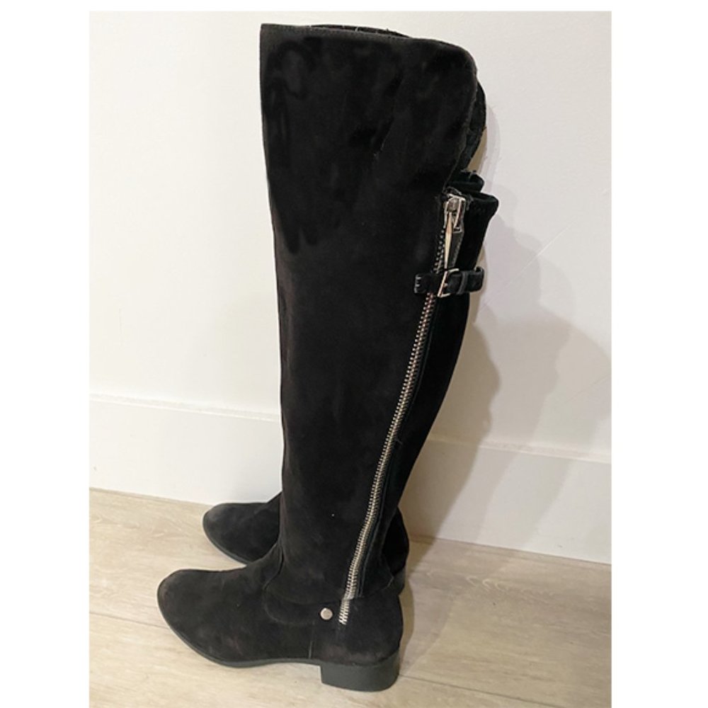Calvin Klein Gladys Boot - Suede Stretch Black 7m